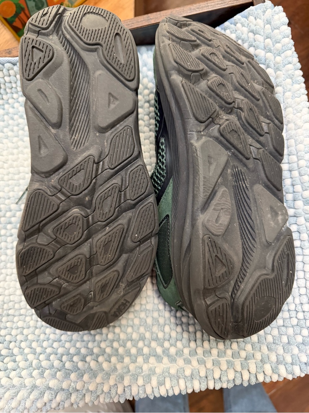 Hoka Men's Forest Green Athletic Running Shoes - Picture 3 of 3